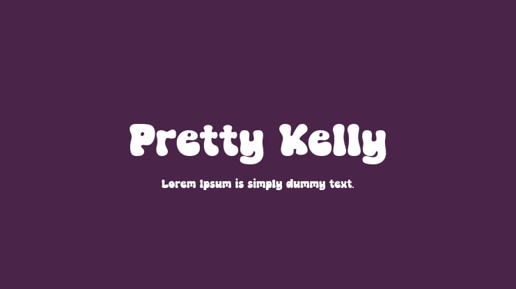Pretty Kelly Font
