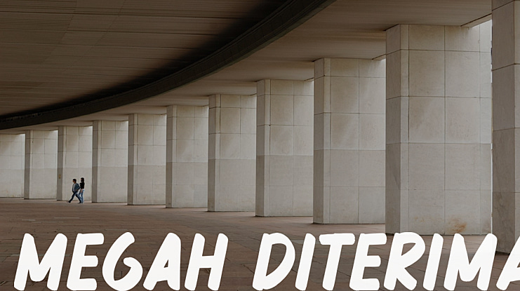 Megah Diterima Font