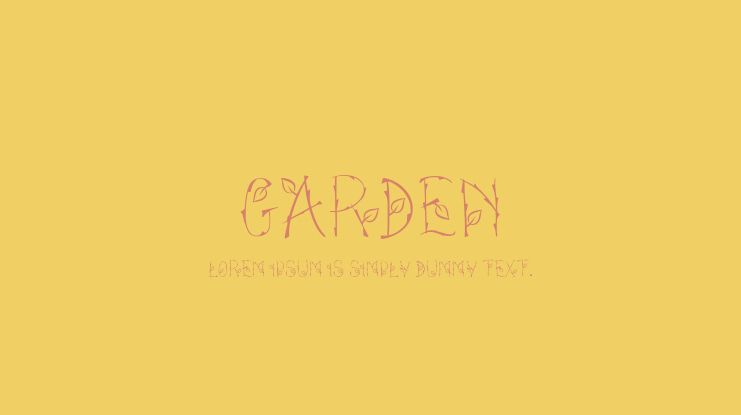 Garden Font