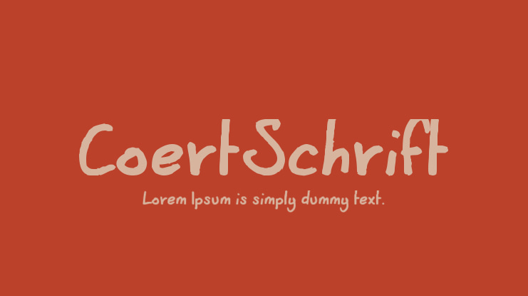 CoertSchrift Font Family