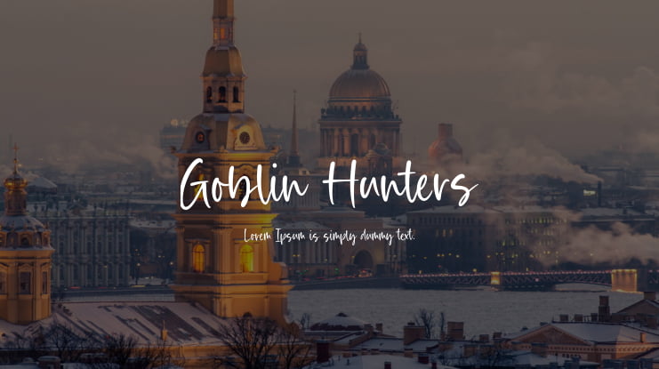 Goblin Hunters Font