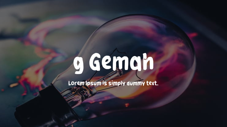 g Gemah Font
