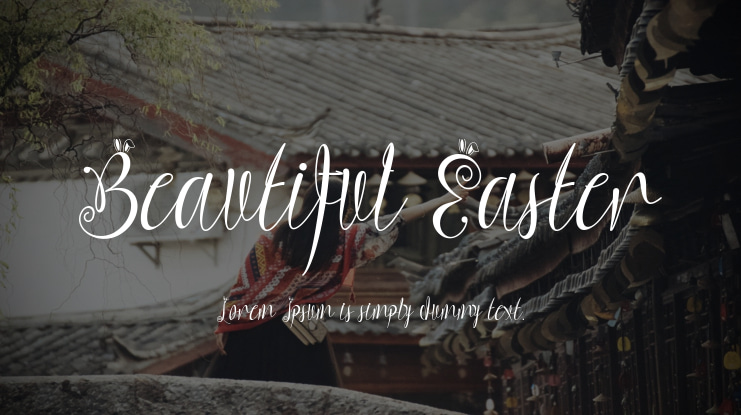 Beautiful Easter Font