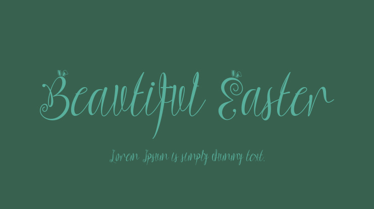 Beautiful Easter Font
