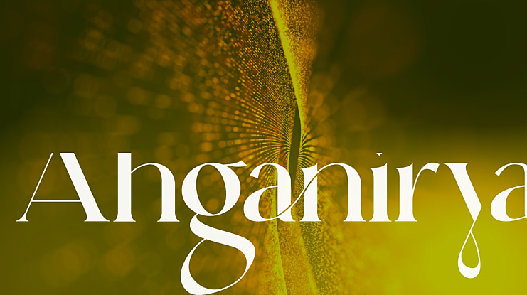 Ahganirya Font