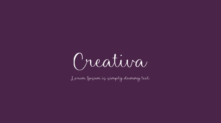 Creativa Font