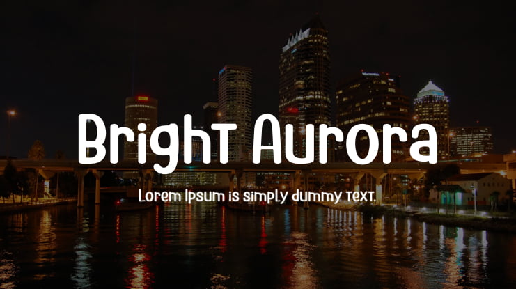 Bright Aurora Font