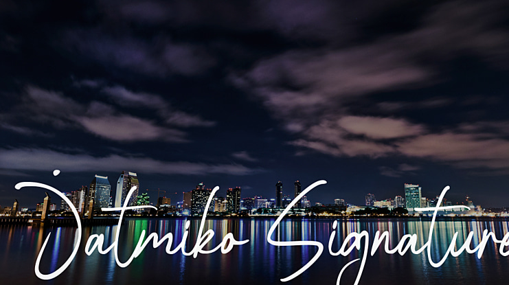 Jatmiko Signature Font