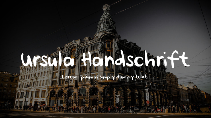 Ursula Handschrift Font