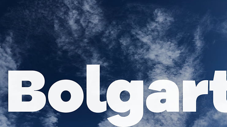 Bolgart Font
