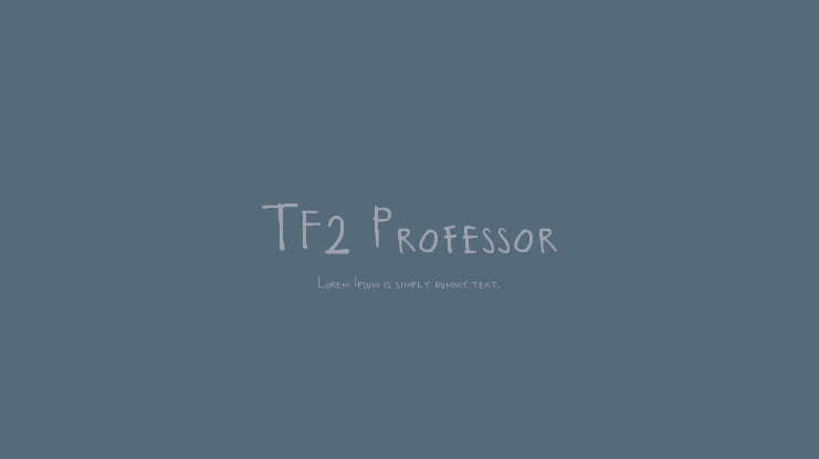 TF2 Professor Font