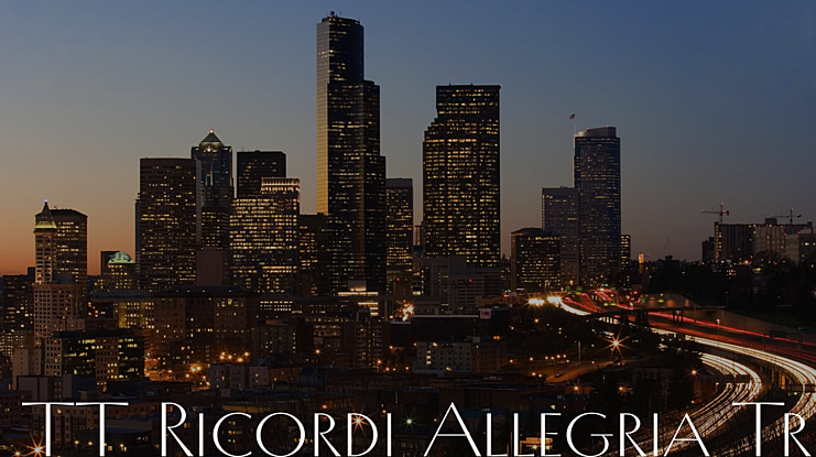 TT Ricordi Allegria Trl Font Family