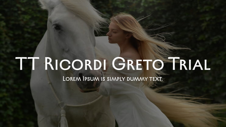 TT Ricordi Greto Trial Font Family
