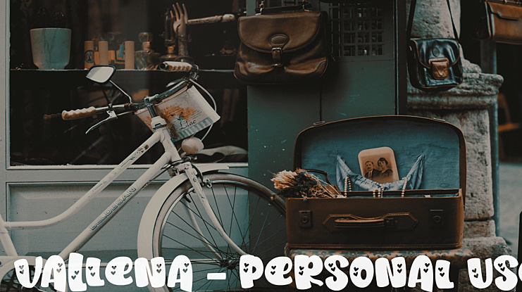 Vallena - Personal use Font