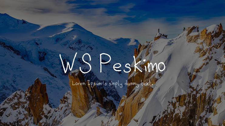 WS Peskimo Font