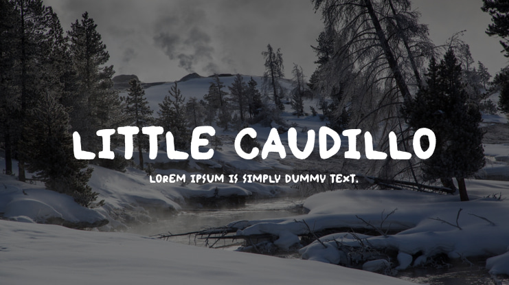 Little Caudillo Font