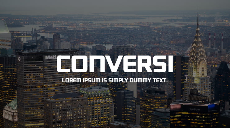 Conversi Font