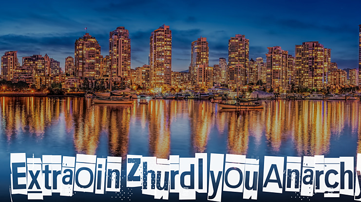 Extraoin Zhurdlyou Anarchy Font Family