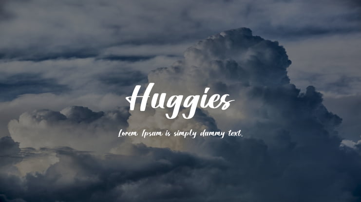 Huggies Font