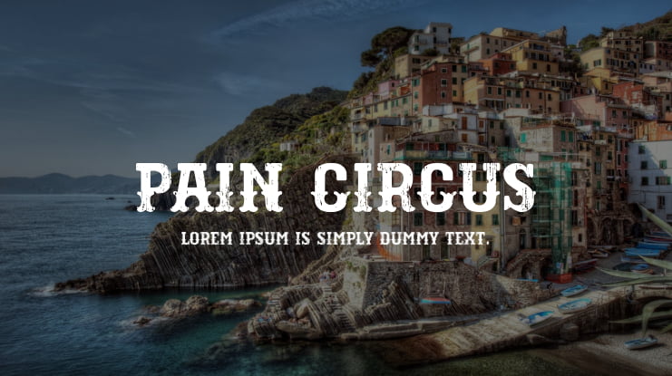 Pain Circus Font