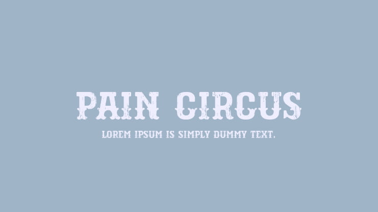 Pain Circus Font