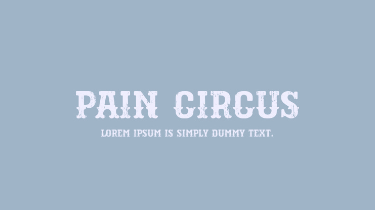 Pain Circus Font