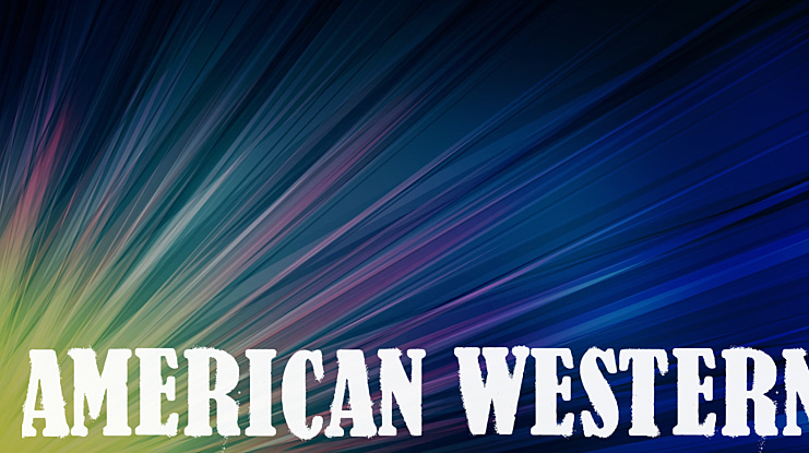 American Western Font