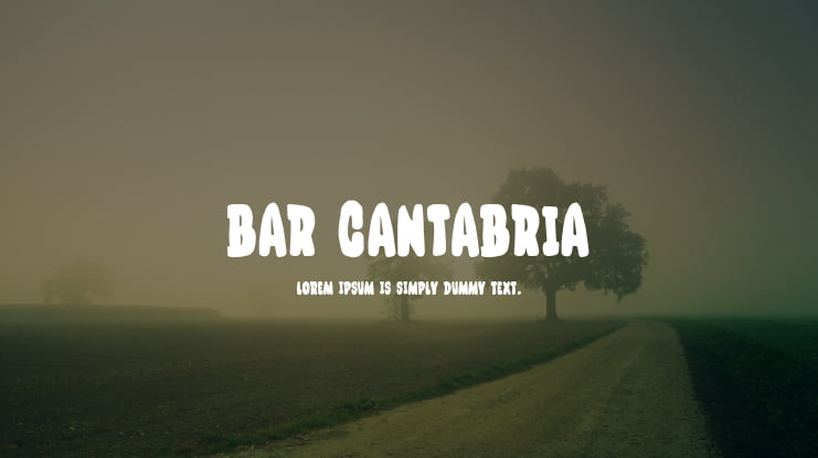 Bar Cantabria Font