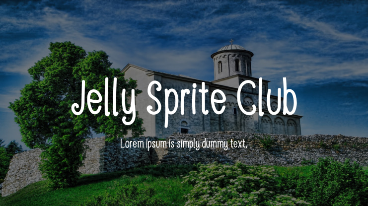 Jelly Sprite Club Font