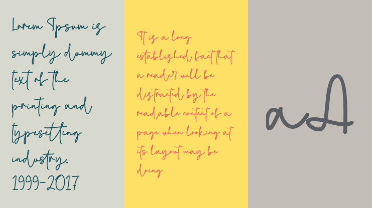 Christmas letter - Personal use Font