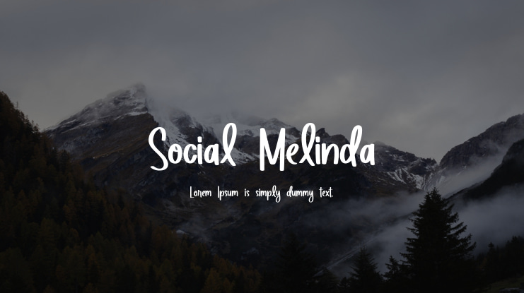 Social Melinda Font