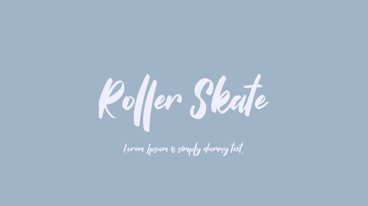 Roller Skate Font
