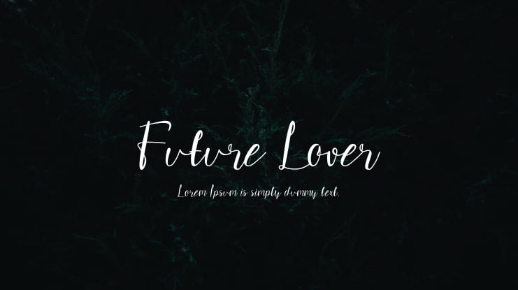 Future Lover Font