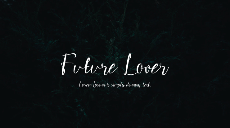 Future Lover Font