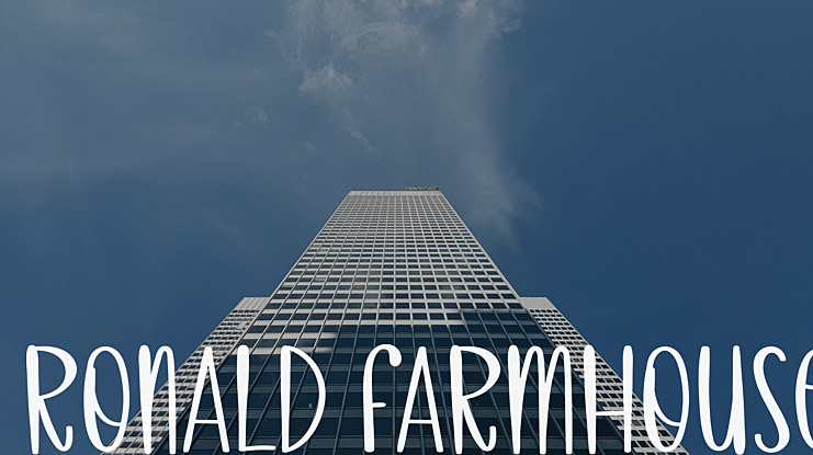 Ronald Farmhouse Font