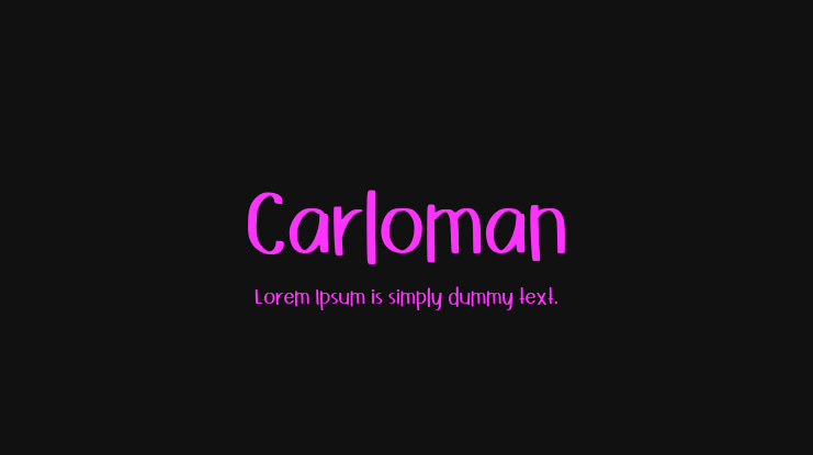 Carloman Font
