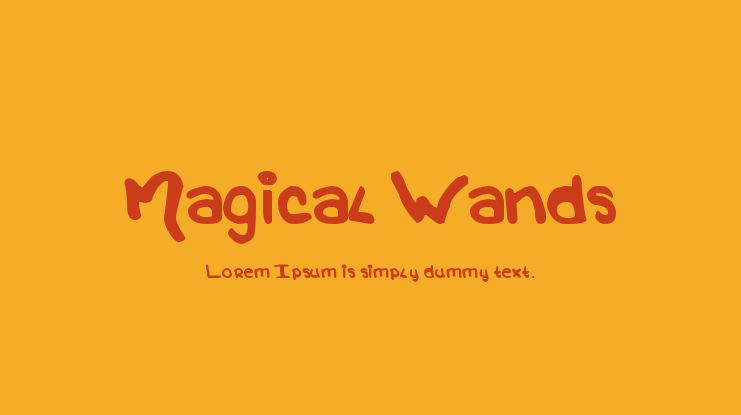 Magical Wands Font