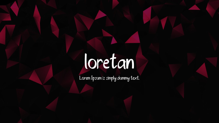 loretan Font