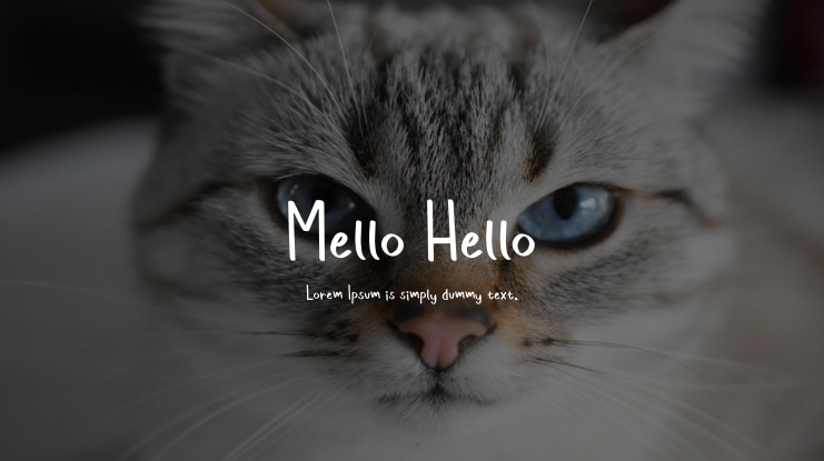 Mello Hello Font