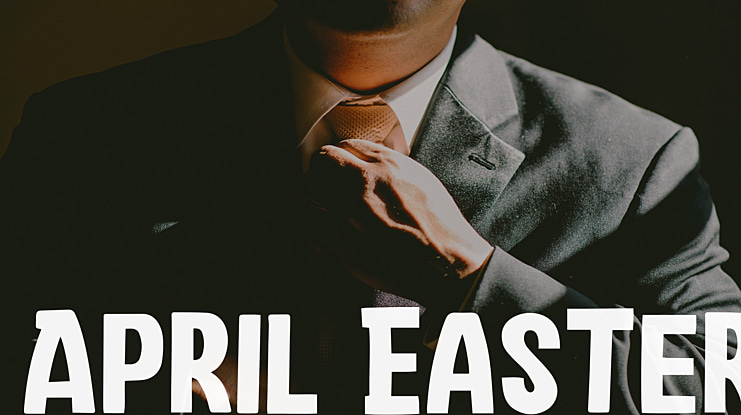 April Easter Font