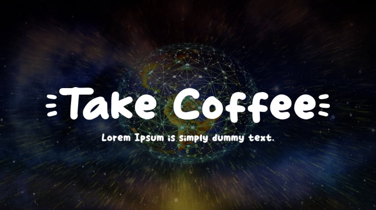 Take Coffee Font