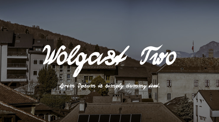 Wolgast Two Font Family