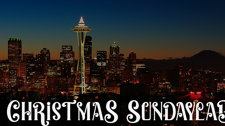 Christmas Sundaylab Font