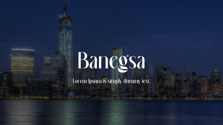 Banegsa Font