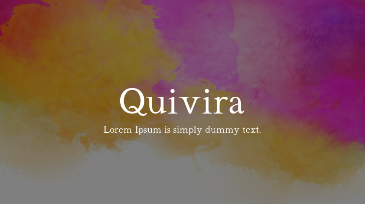 Quivira Font