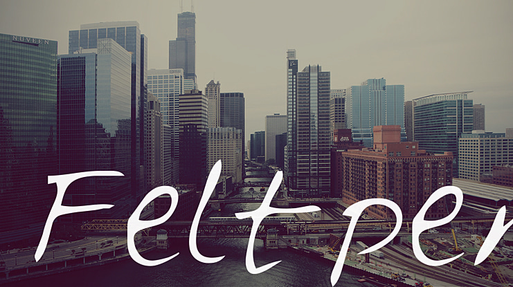 Feltpen Font