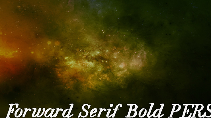 Forward Serif  PERSONAL Font Family