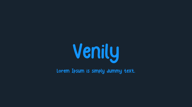 Venily Font