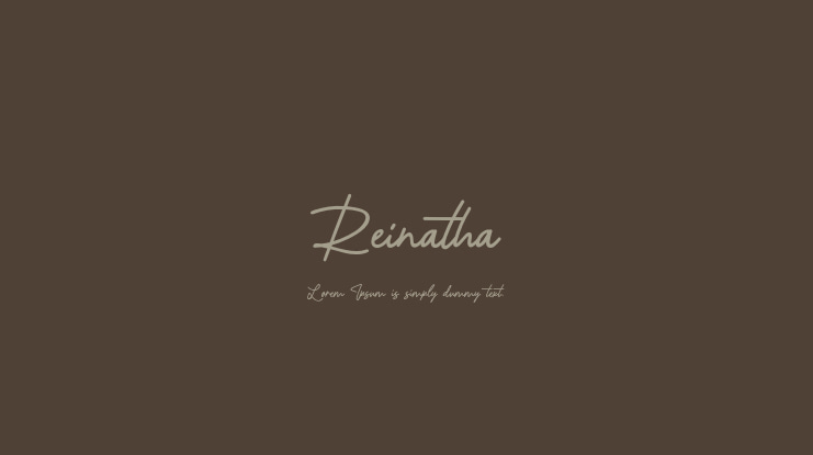 Reinatha Font