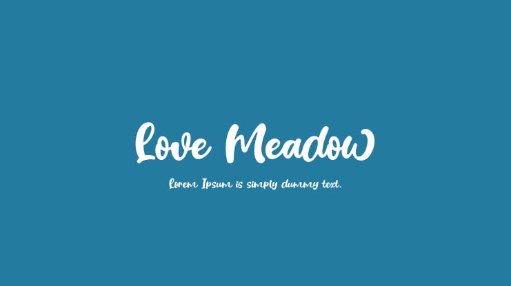 Love Meadow Font